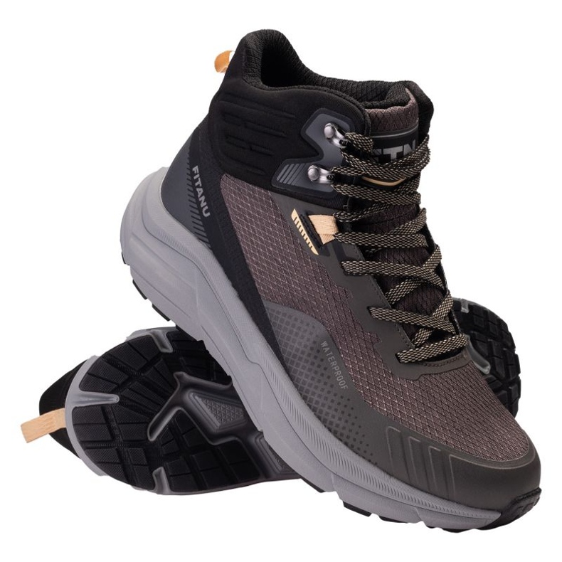 Pantofi fitanu, impermeabil maro 1