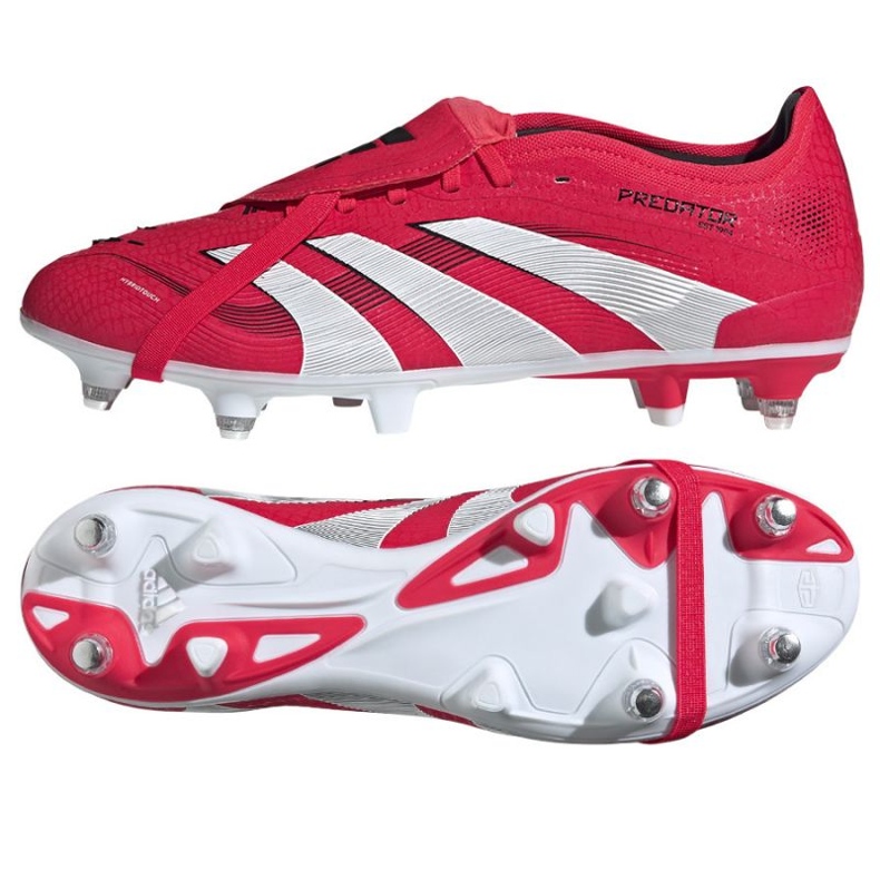 Pantofi de fotbal Adidas Predator Pro Ft Sg JR0453 roșu 1