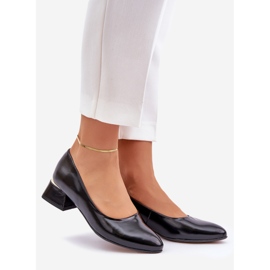 Lewski Shoes Pompe din piele Lewski 3118 cu negru lucios 1