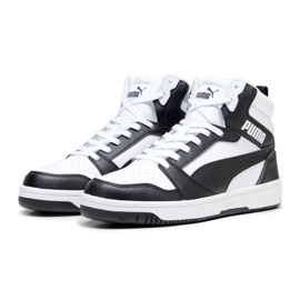 PUMA Rebound V6 392326-01 Alb și alb negru 1