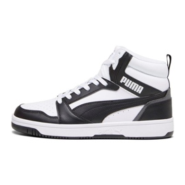 PUMA Rebound V6 392326-01 Alb și alb negru 2