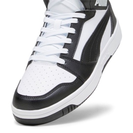 PUMA Rebound V6 392326-01 Alb și alb negru 4