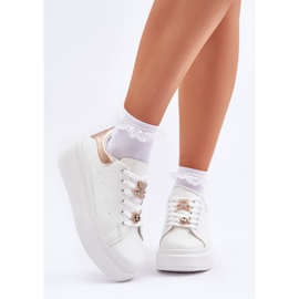 Adidași pentru femei cu pini albi 2