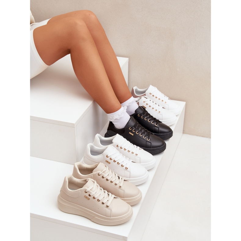 Adidași pentru femei pe platformă eco eco piele negru 2 Adidași pentru femei pe platformă eco eco piele negru 2