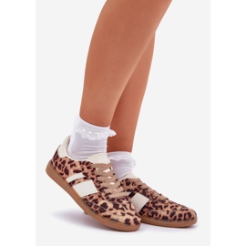 Adidași cu imprimeu cu leopard scăzut pentru femei print maro leopard 1 Adidași cu imprimeu cu leopard scăzut pentru femei print maro leopard 1