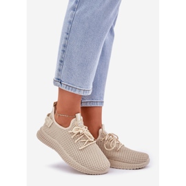 Slip pentru femei -Up în pantofi sport bej 1 Slip pentru femei -Up în pantofi sport bej 1