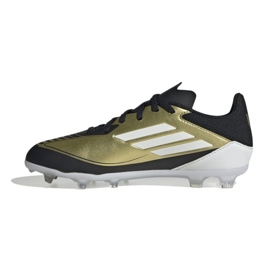 Adidas Junior F50 League FG/MG Messi IF6919 Pantofi PLN de aur 1
