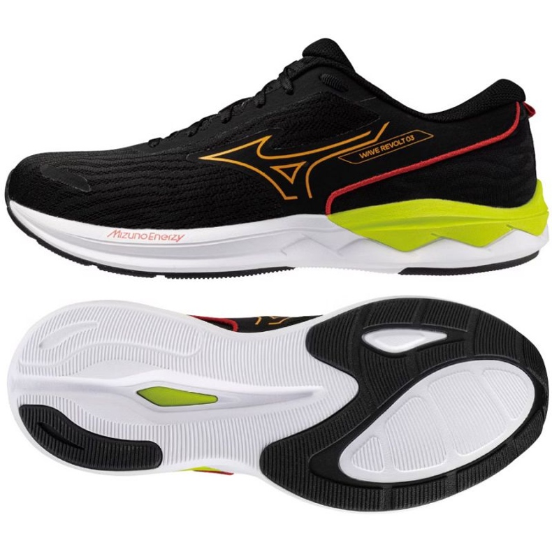 Mizuno Wave Revolt 3 J1GC248163 Pantofi negri negru 1