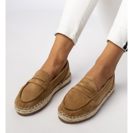 Espadrilles țesături de cămilă pentru femei bej 1