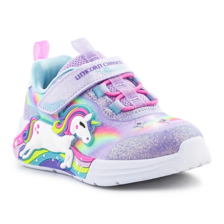 Pantofi Unicorn Chaser pentru fete Skechers S-Lights 302298N-LVMT violet 2