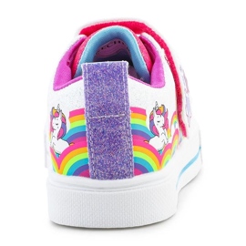 Pantofi Skechers S-Lights pentru fete Twinkle Sparks Jumpin Clouds 314809N-WMLT alb 6
