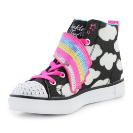 Pantofi Skechers Twinkle Toes: Twinkle Sparks - Shooting Star 314775L-BKMT negru 8