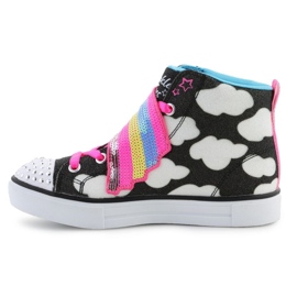 Pantofi Skechers Twinkle Toes: Twinkle Sparks - Shooting Star 314775L-BKMT negru 9