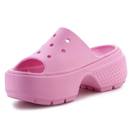 Șlapi Crocs Stomp Slide 209346-6WY roz 5