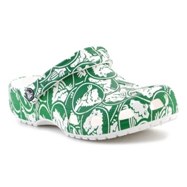 Sabot Crocs Classic Duke Print 210003-3WH verde 2