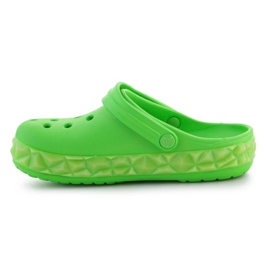 Slapi Crocs Croc Band Geometric Glow Band Clog K Jr 210132-3WA verde 11