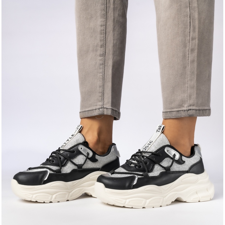 Adidași sportivi negri pentru femei negru 1