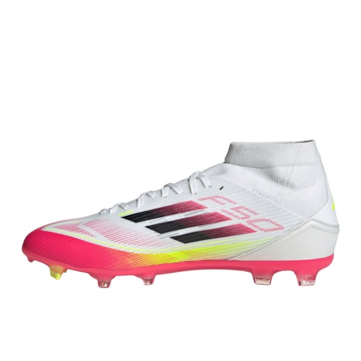 Adidas F50 League FG/MG MID JI0434 Pantofi de fotbal alb și roșu 1