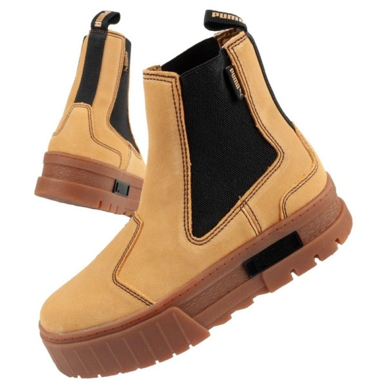 Pantofi Puma Mayze Chelsea Suede W 382829 04 maro 1 Pantofi Puma Mayze Chelsea Suede W 382829 04 maro 1