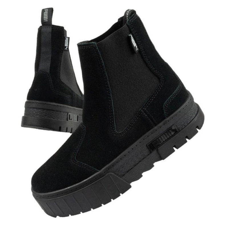 Pantofi Puma Mayze Chelsea Suede W 382829 01 negru 1 Pantofi Puma Mayze Chelsea Suede W 382829 01 negru 1