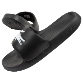 Șlapi Lacoste Serve Slide 02312 negru 1 Șlapi Lacoste Serve Slide 02312 negru 1