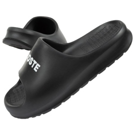 Șlapi Lacoste Serve Slide 2002H negru 1