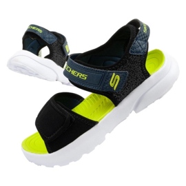 Sandale Skechers 406512L/BKLM negru 2