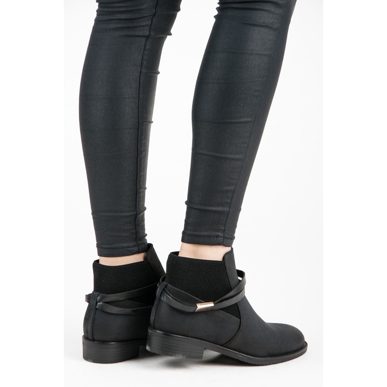 Vinceza Cizme Jodhpur joase negru 1 Vinceza Cizme Jodhpur joase negru 1