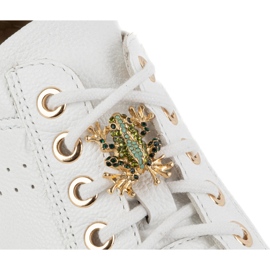 Olivier Adidași pentru încălțăminte din piele pentru femei 1279 Alb 2