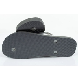 Șlapi Havaianas în gri oțel argint 12