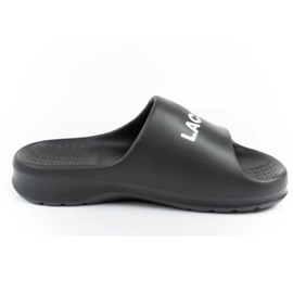 Șlapi Lacoste Serve Slide 2002H negru 4