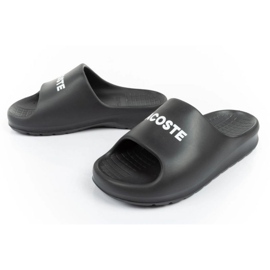 Șlapi Lacoste Serve Slide 2002H negru 8