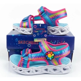 Sandale Skechers 302675L/MLT albastru 10