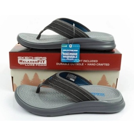 Șlapi Skechers Sargo M 204383 Char gri 10
