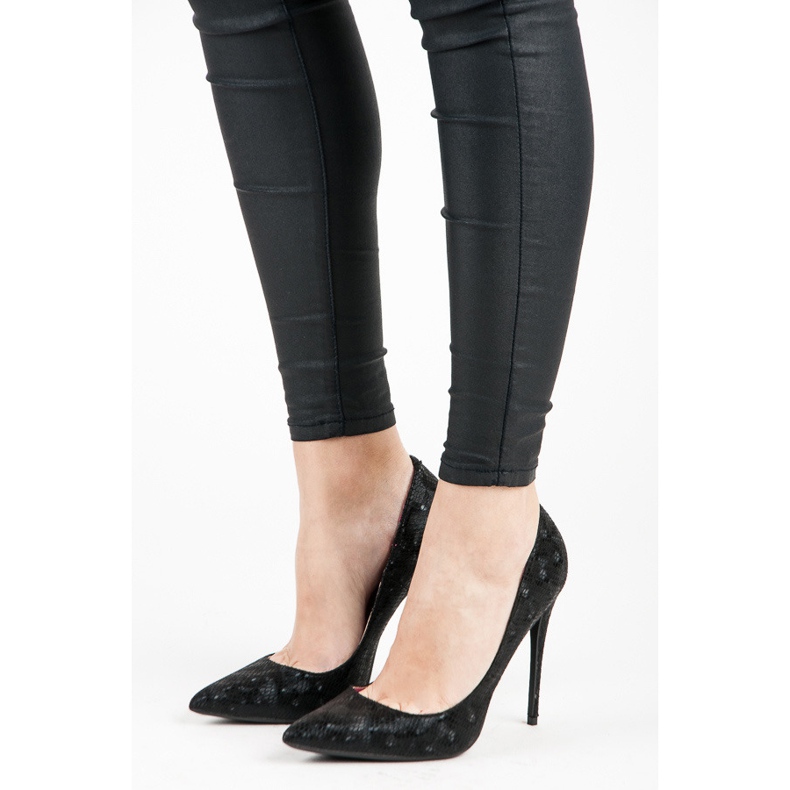 Vices Ace cu imprimeu de șarpe negru 1