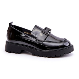 Mocasini patentati dama Vinceza 62187 Negru 4
