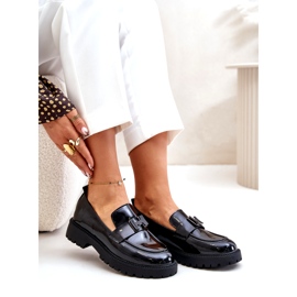 Mocasini patentati dama Vinceza 62187 Negru 7