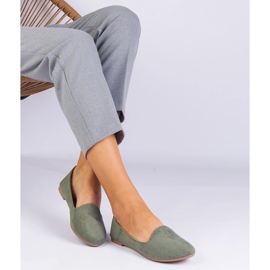 Green Classic Ballerinas de la Ekozamsz verde 2 Green Classic Ballerinas de la Ekozamsz verde 2