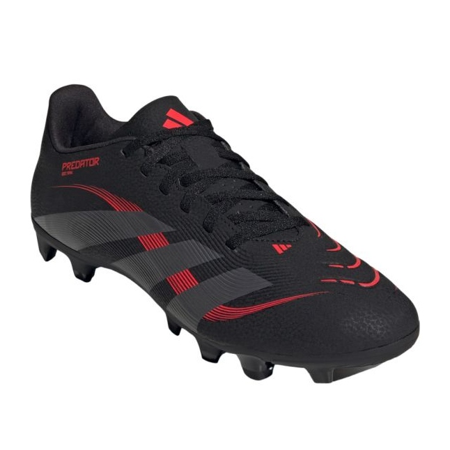 Adidas Predator Club FG/MG ID1325 Pantofi de fotbal negru 1 Adidas Predator Club FG/MG ID1325 Pantofi de fotbal negru 1