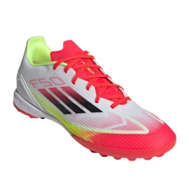 Adidas F50 League TF IE1231 Pantofi de fotbal alb 1