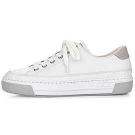 White Rieker L8847-80 Pantofi sport din piele pentru femei alb 2 White Rieker L8847-80 Pantofi sport din piele pentru femei alb 2