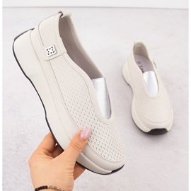 Pantofi glisante pentru femei confortabile pentru femei bej t.sokolski 456 1