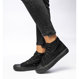 Adidași clasici pentru femei negre negru 1