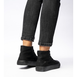 Adidași clasici pentru femei negre negru 2