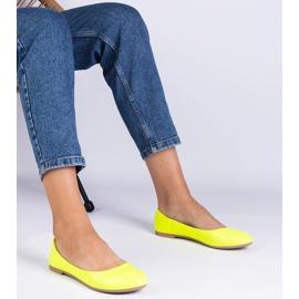 Ballerine cu neon galben 1