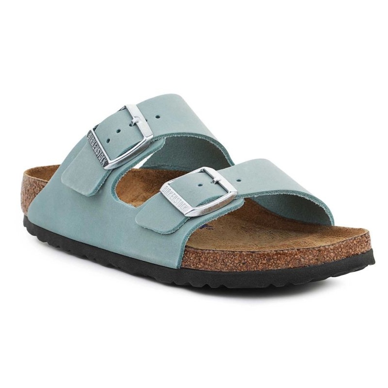 Birkenstock Flaps Arizona a estompat Aqua 1021446 albastru 1