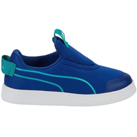 Pantofi Puma Courtflex v2 Slip On Ps 374858 11 albastru 5