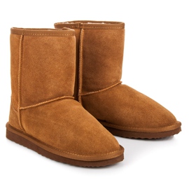 Coco Perla Cizme de zăpadă damă din piele maro multicolor 1 Coco Perla Cizme de zăpadă damă din piele maro multicolor 1