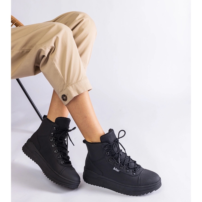 Cizme calde negre Lee Cooper LCJ-23-31-3028L negru 2