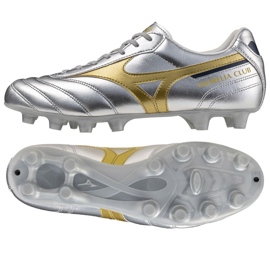 Mizuno Morelia II Club FG P1GA251604 Pantofi de fotbal argint 1 Mizuno Morelia II Club FG P1GA251604 Pantofi de fotbal argint 1